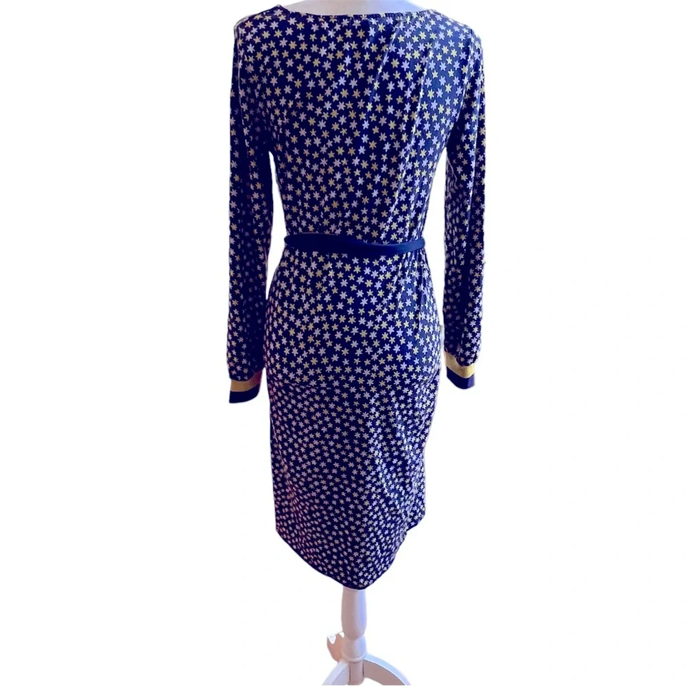 Boden Star Fawn Jersey Midi Dress 4R - Picture 8 of 14